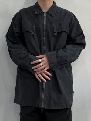 【M】2000s CANYOU RIVERBLUES / Double Zip Type L/S Shirt / 2025941