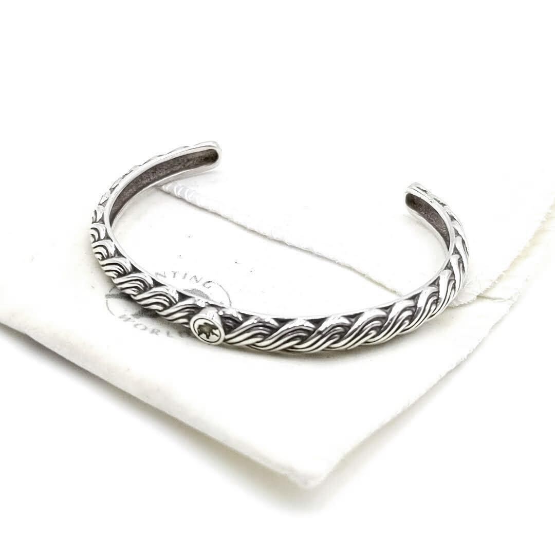 美品 ハンティングワールド バングル シルバー925 10-250808003 美品 ハンティングワールド バングル シルバー925 10-250808003