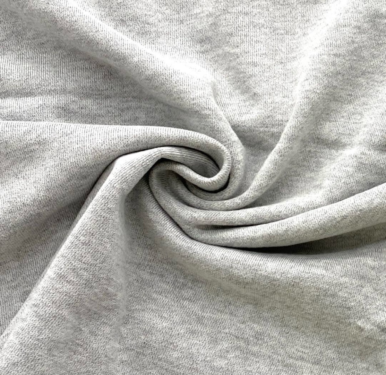★NO284◆1.5m◆綿100％裏毛ニット生地◆グレー
