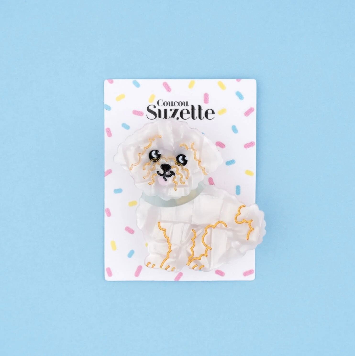 Last1!【Coucou Suzette】BICHON HAIR CLIP