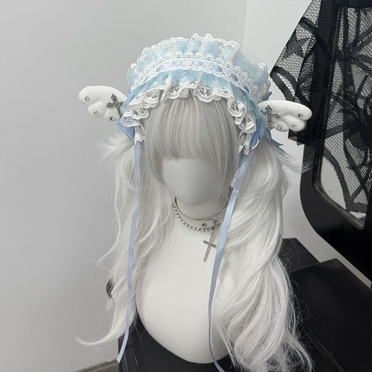 地雷系天使の翼レースヘッドドレス | Maiden's Rêve