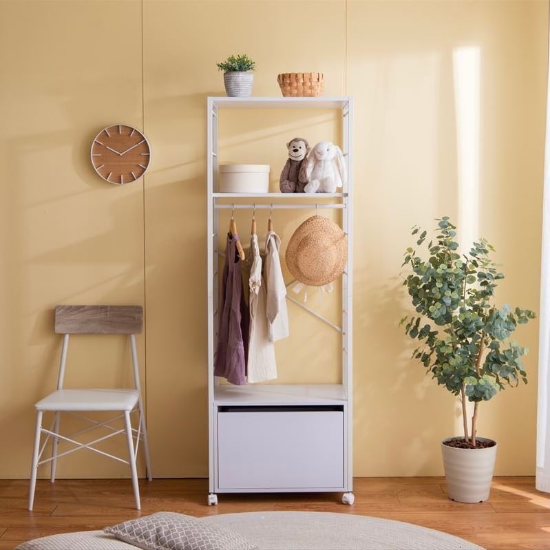 天然木の丈夫なハンガーラック(幅92cm NA) | ニトリネット【公式