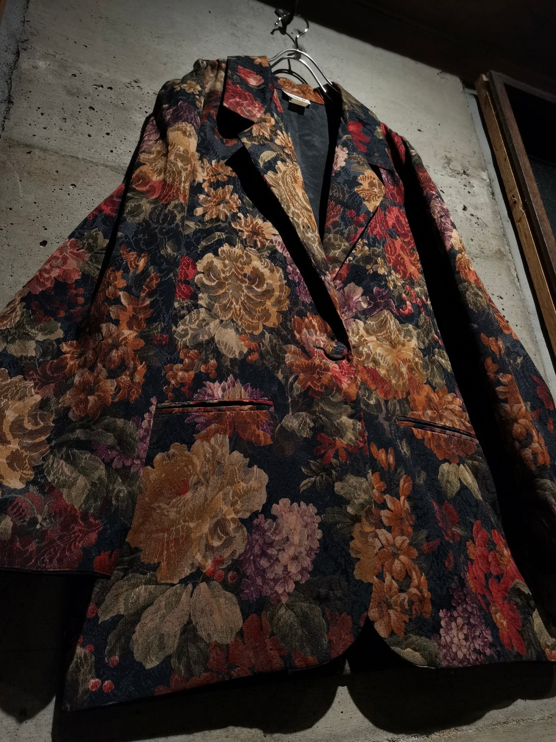 Caka】Beautiful Flower Pattern Vintage Tailored Jacket | Caka(カカ 
