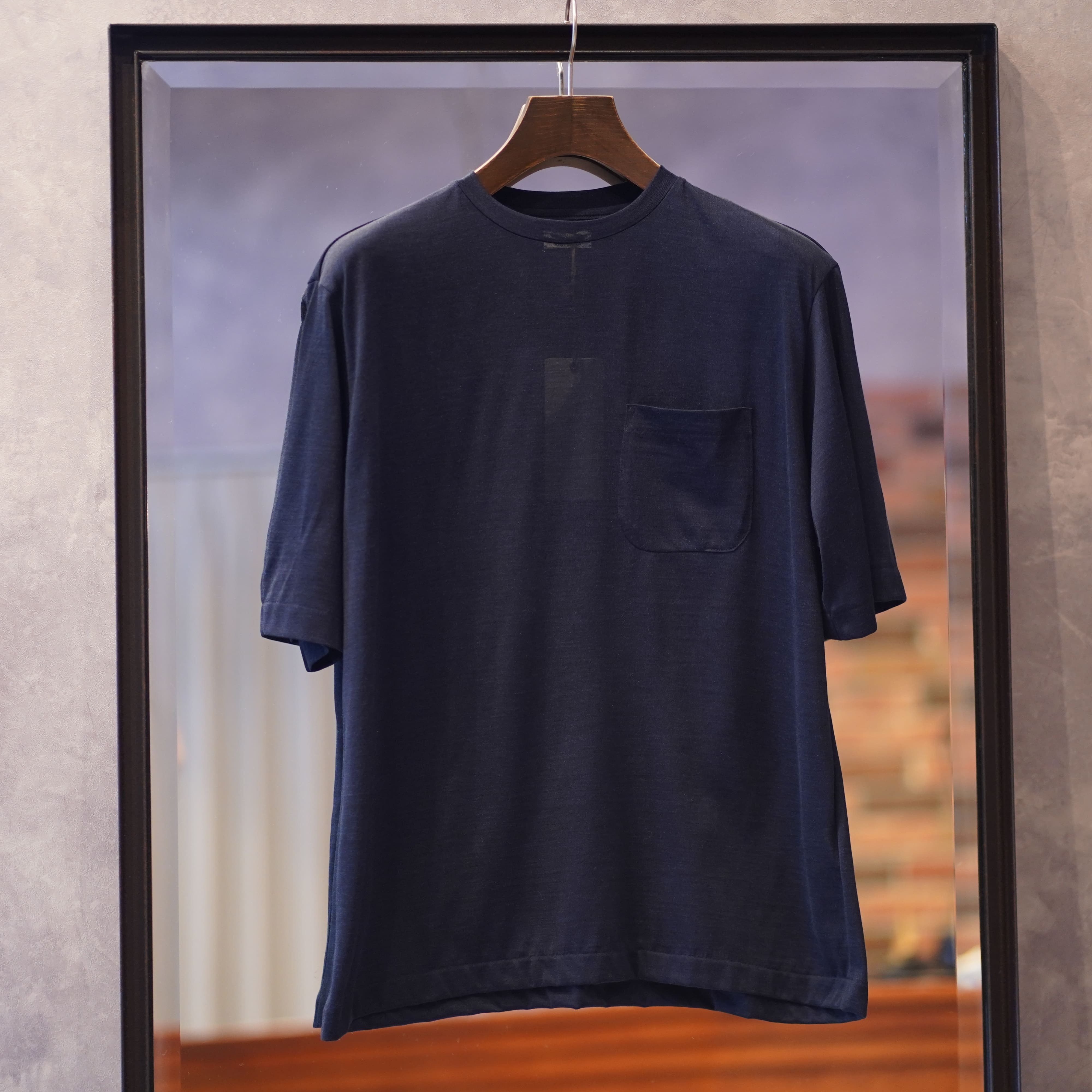 MAATEE\u0026SONS Washable SILK Pocket Tee