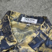Egypt pattern thai silk shirt