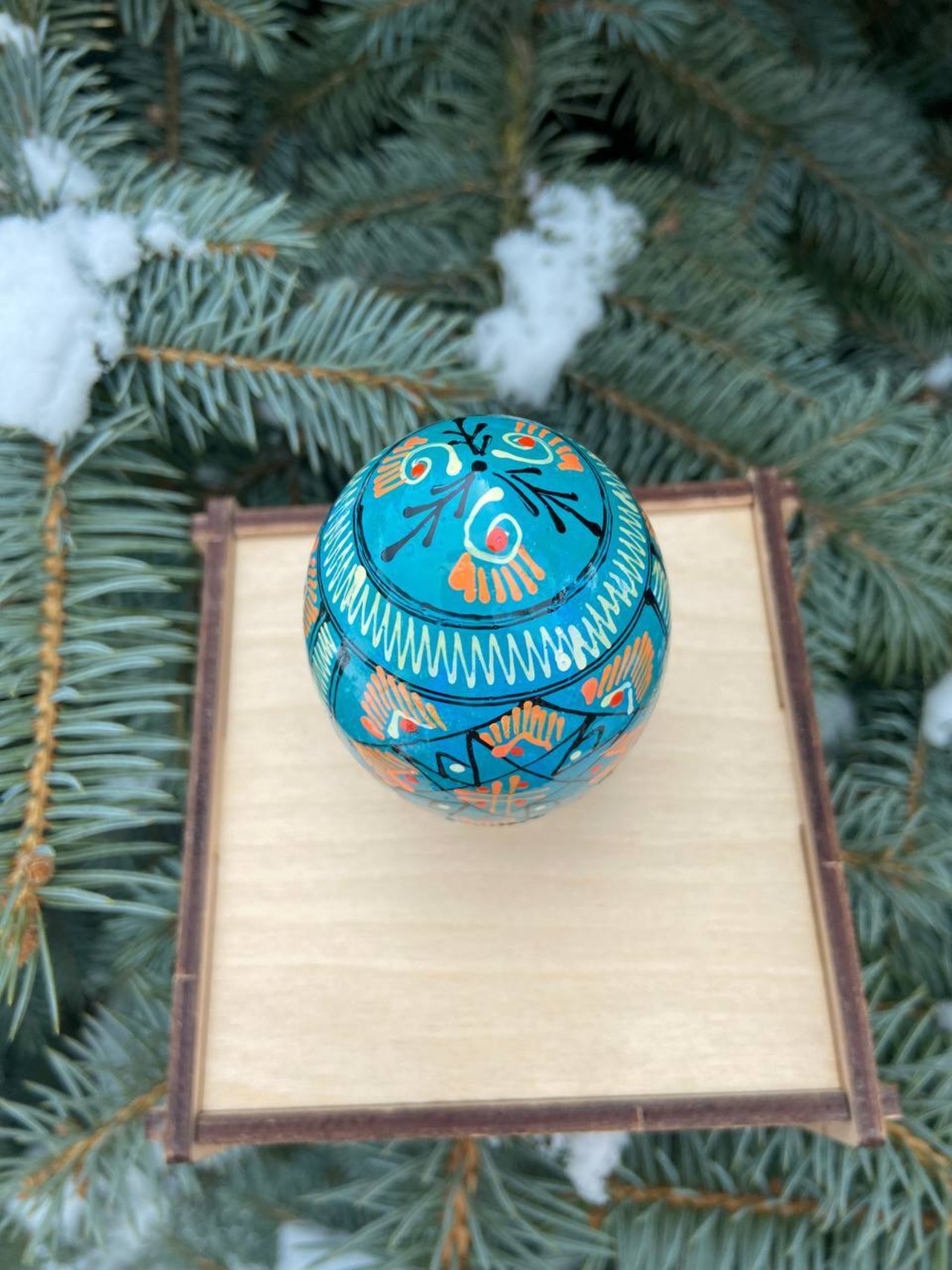 装飾用プィサンカ（イースターエッグ）with stand　コロミヤ博物館モデル - 5