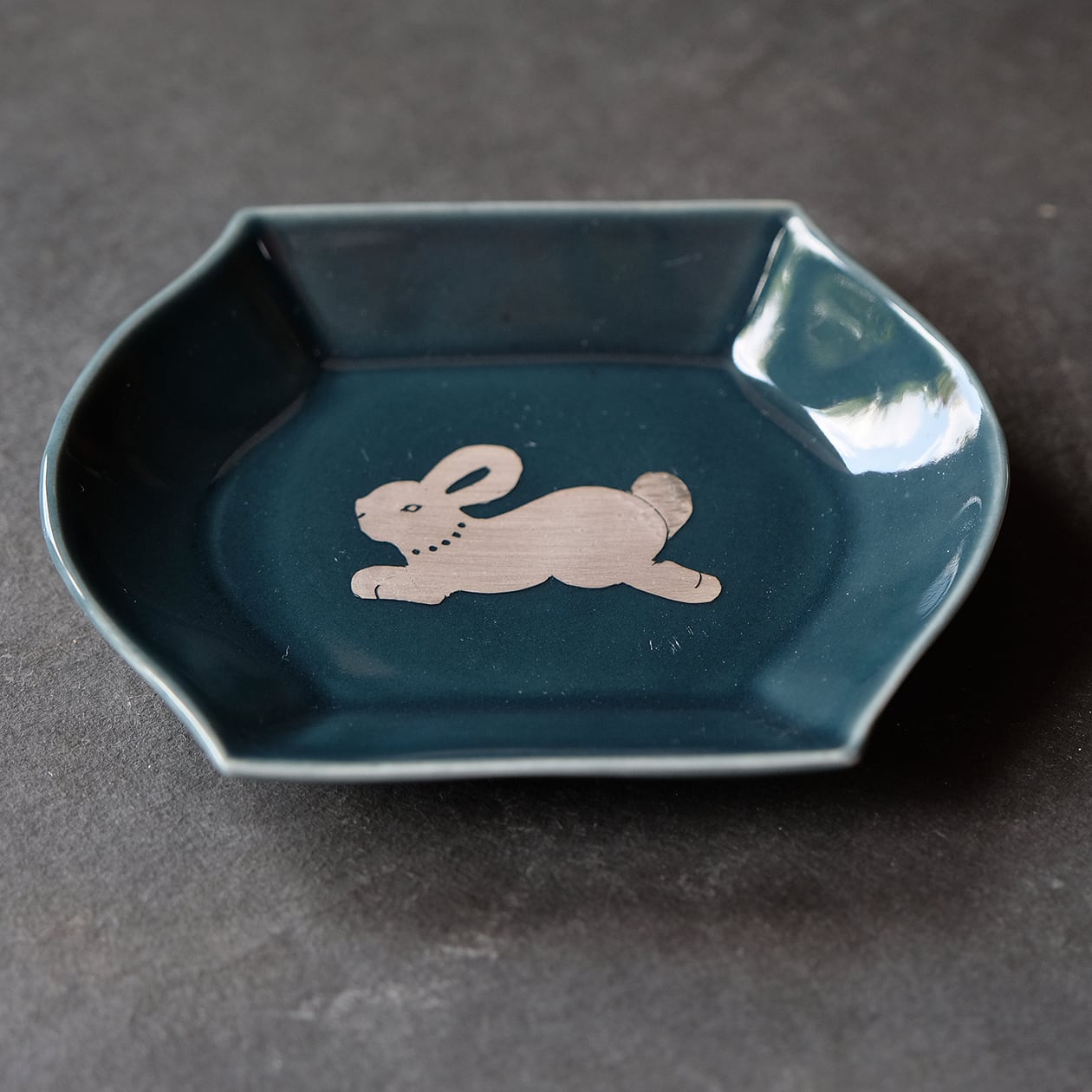 陶芸作家 吉川千香子 皿 プレート うさぎ 陶芸作家 吉川千香子 皿 プレート うさぎ