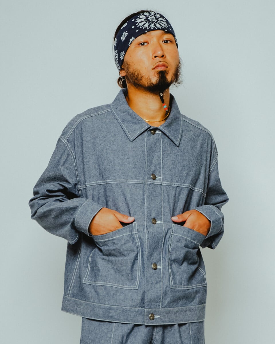 Chambray Short Jacket - 102616400 | 【BIG MIKE / ビッグマイク