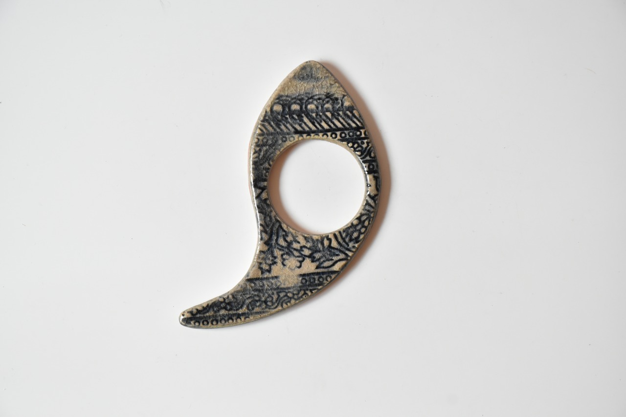 小代瑞穂窯 / 福田るい : チャプチャプ (茶漉し) #166