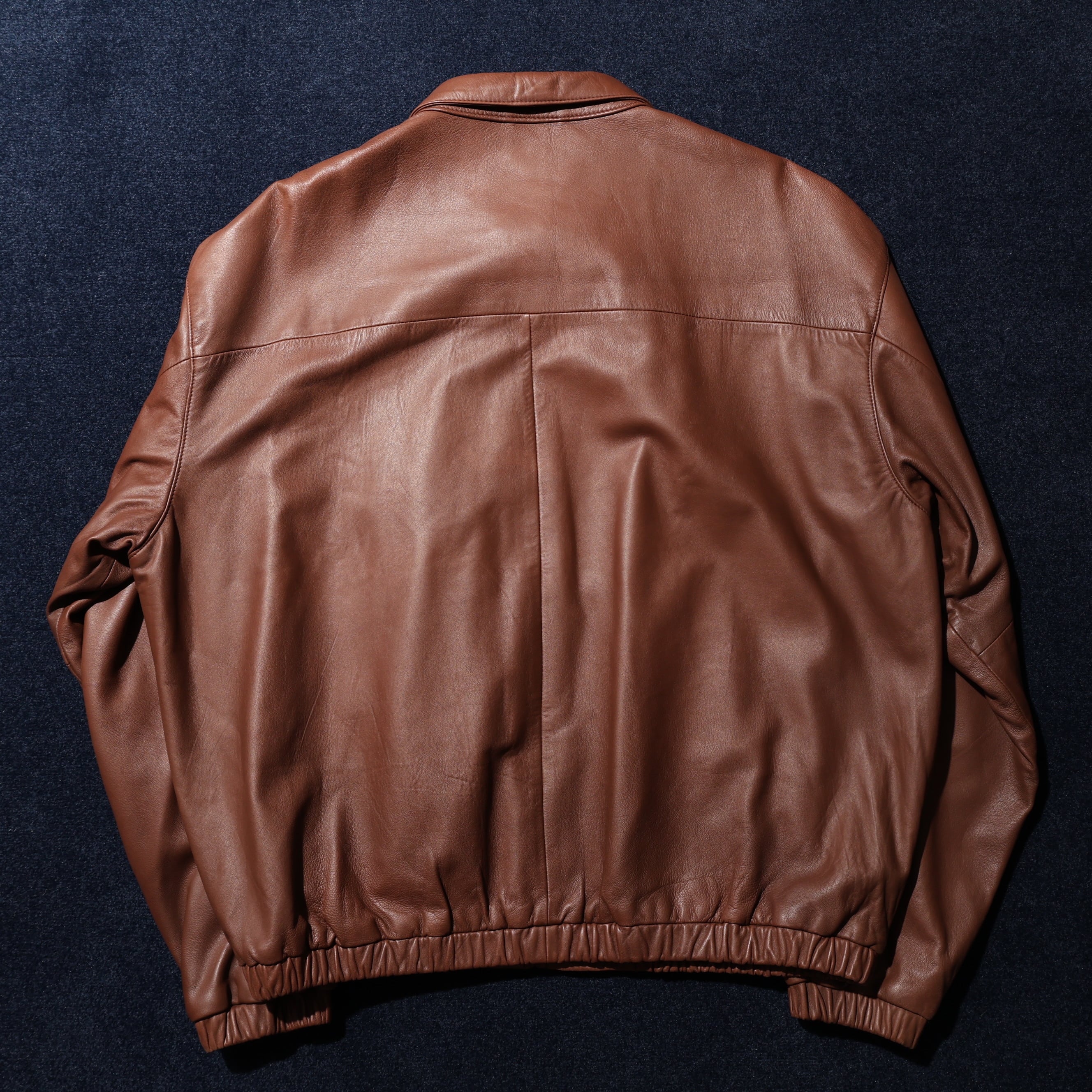 美品 XL ポニー無し Polo Ralph Lauren ラムスキン レザージャケット