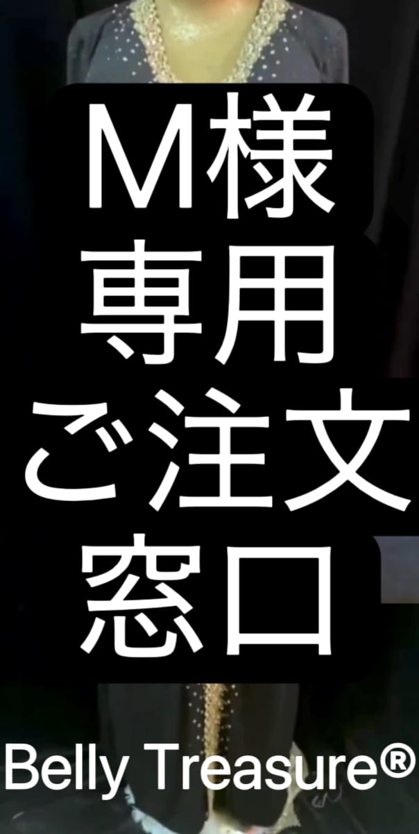 M様専用 ご注文窓口 ベリーダンス オーダーメイド衣装 LY