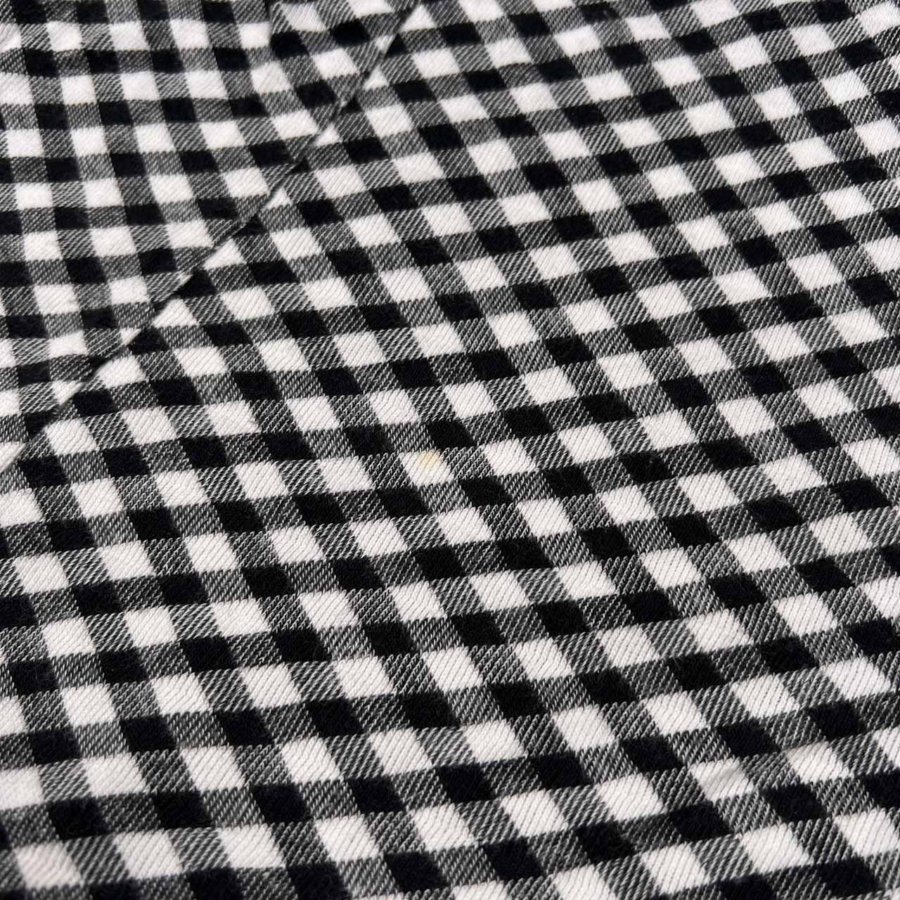 PEARLY GATES パーリーゲイツ 斜めチェック柄 半袖 ポロシャツ サイズ 2 /レディース/ゴルフ/ブラック×ホワイト