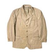 INTERMEZZO インターメッツォ コーデュロイ テーラードジャケット F/ライトベージュ