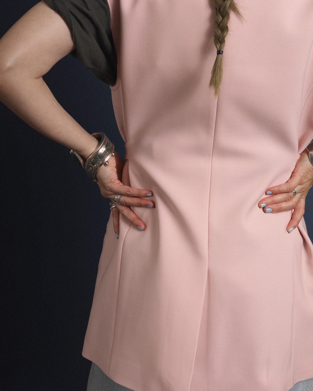 Helmut Lang / Pink Belted Vest