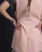 Helmut Lang / Pink Belted Vest