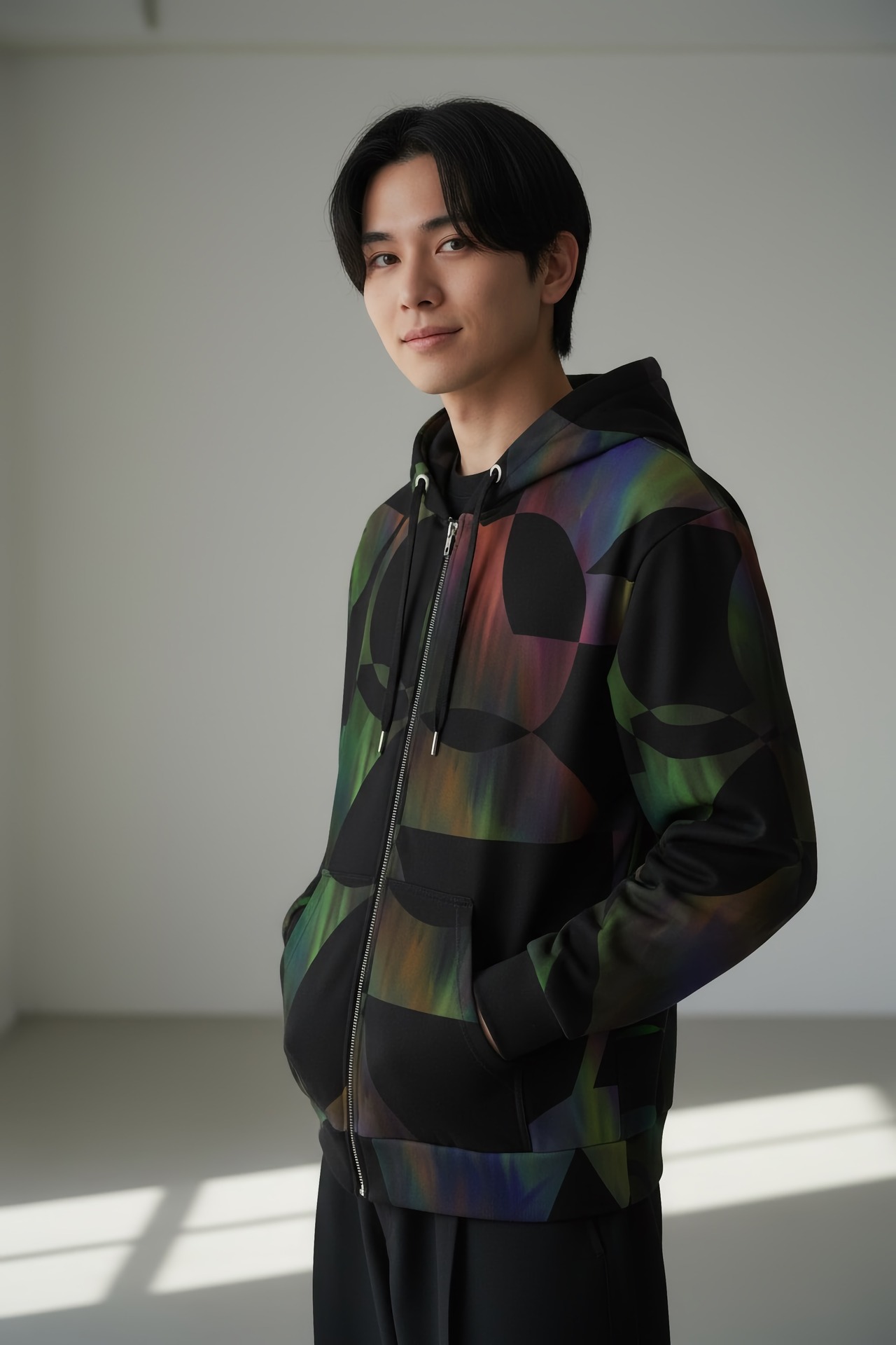 All-Over Print Recycled Unisex Zip Hoodie