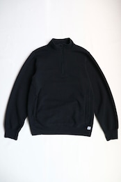 Russell Athletic black half zip sweater