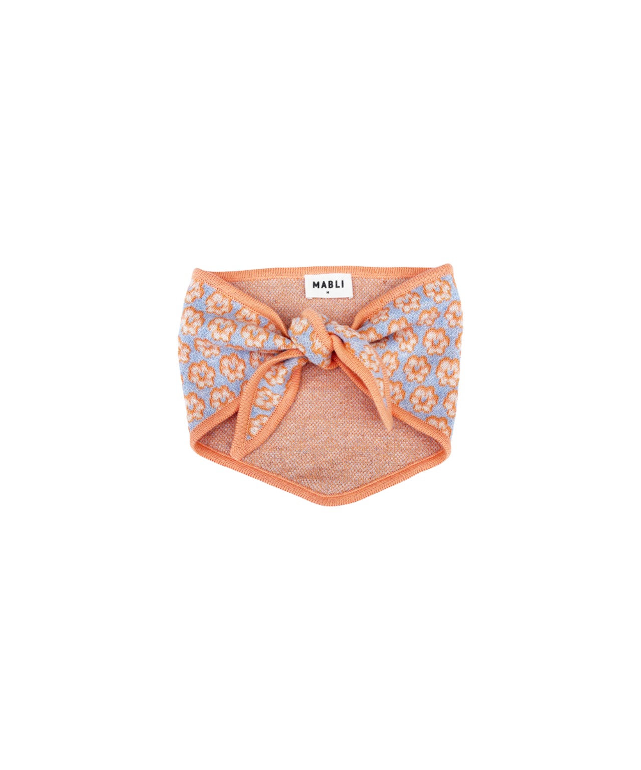 MABLI　DONUT NECKTIE - LIGHT CHAMBRAY