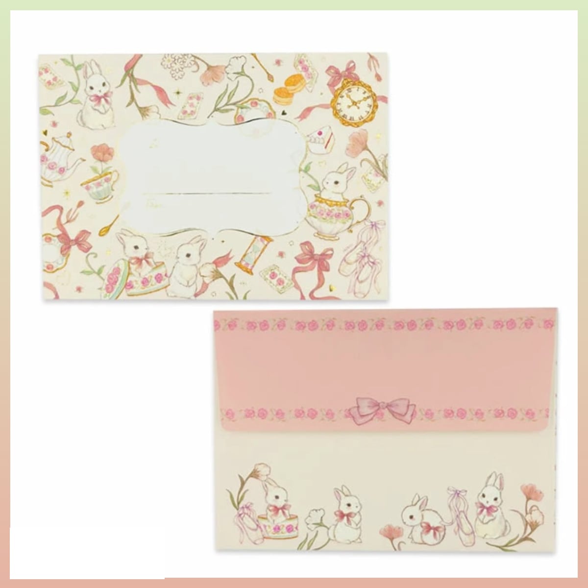 たけいみき レターセット エレガントうさぎ | うさぎセレクトショップ森音