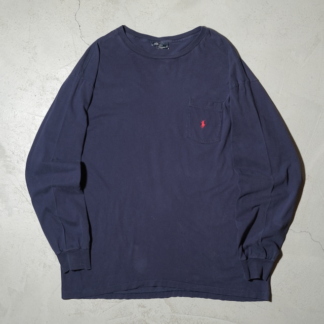 90's~ Polo by Ralph Lauren L/S T-shirt made in USA[XL]