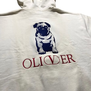 vintage OLIVER by VALENTINO back embroidery sweat jacket