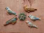 AMERICA 1960s Vintage bird magnets A