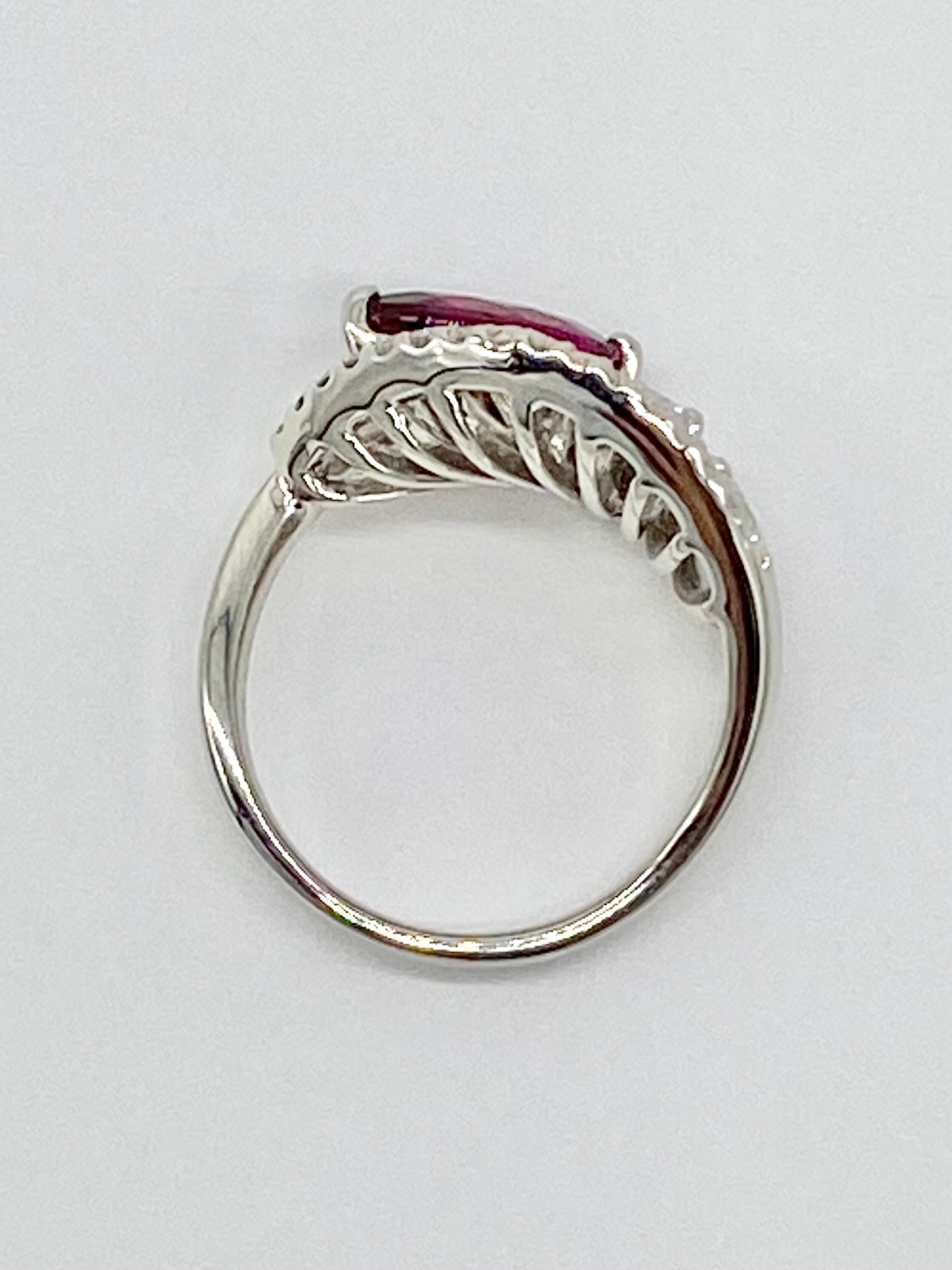 ルベライト 2.96ct⁄ダイヤ 計0.14ct Pt900 ペンダントトップ