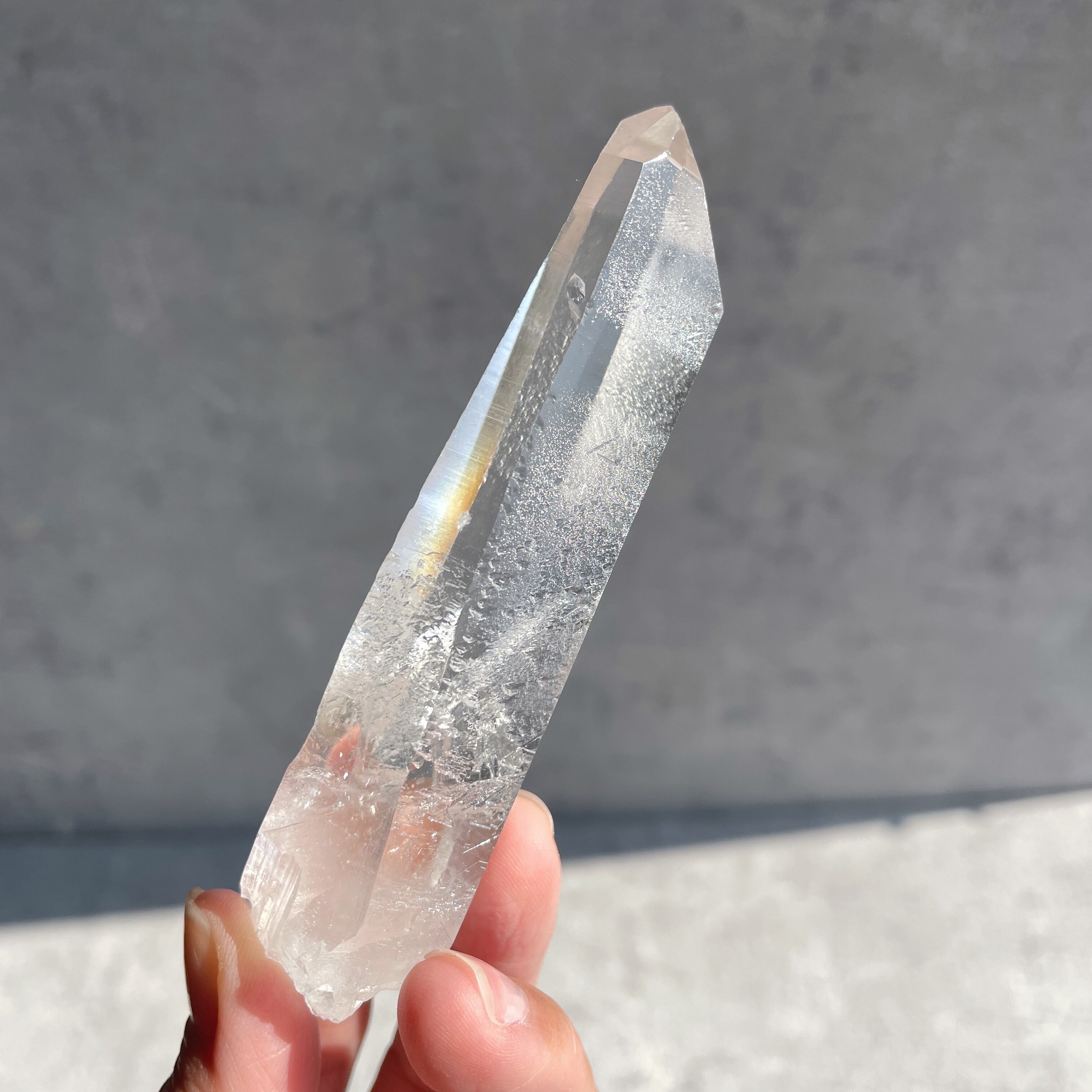 レコードキーパー有◎ゼコ産水晶 クリアクォーツポイント62◇スターブラリークォーツ/ヴィジョンクォーツ/ゼコデソーザ(ゼカデソーザ)産