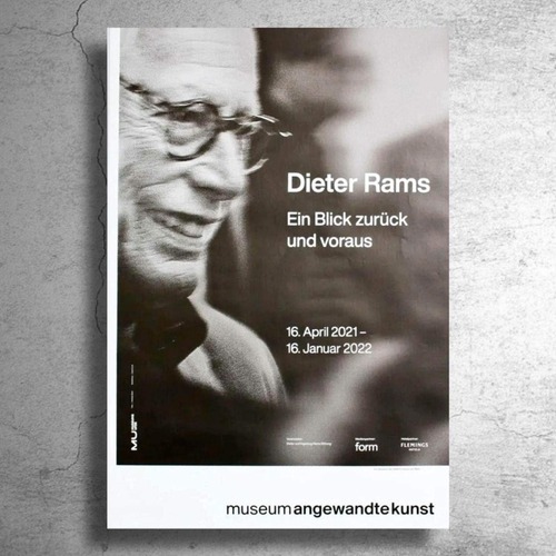 希少！『ディーター・ラムス』2021年ドイツでの展示ポスター/BRAUN