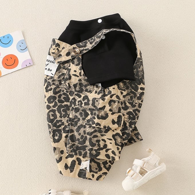 BABY】オシャレヒョウ柄サロペット | Betty