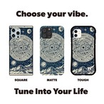 受注生産 iPhoneケース 銀河渦と山並みの宇宙図｜レトロ宇宙 RFSP039B