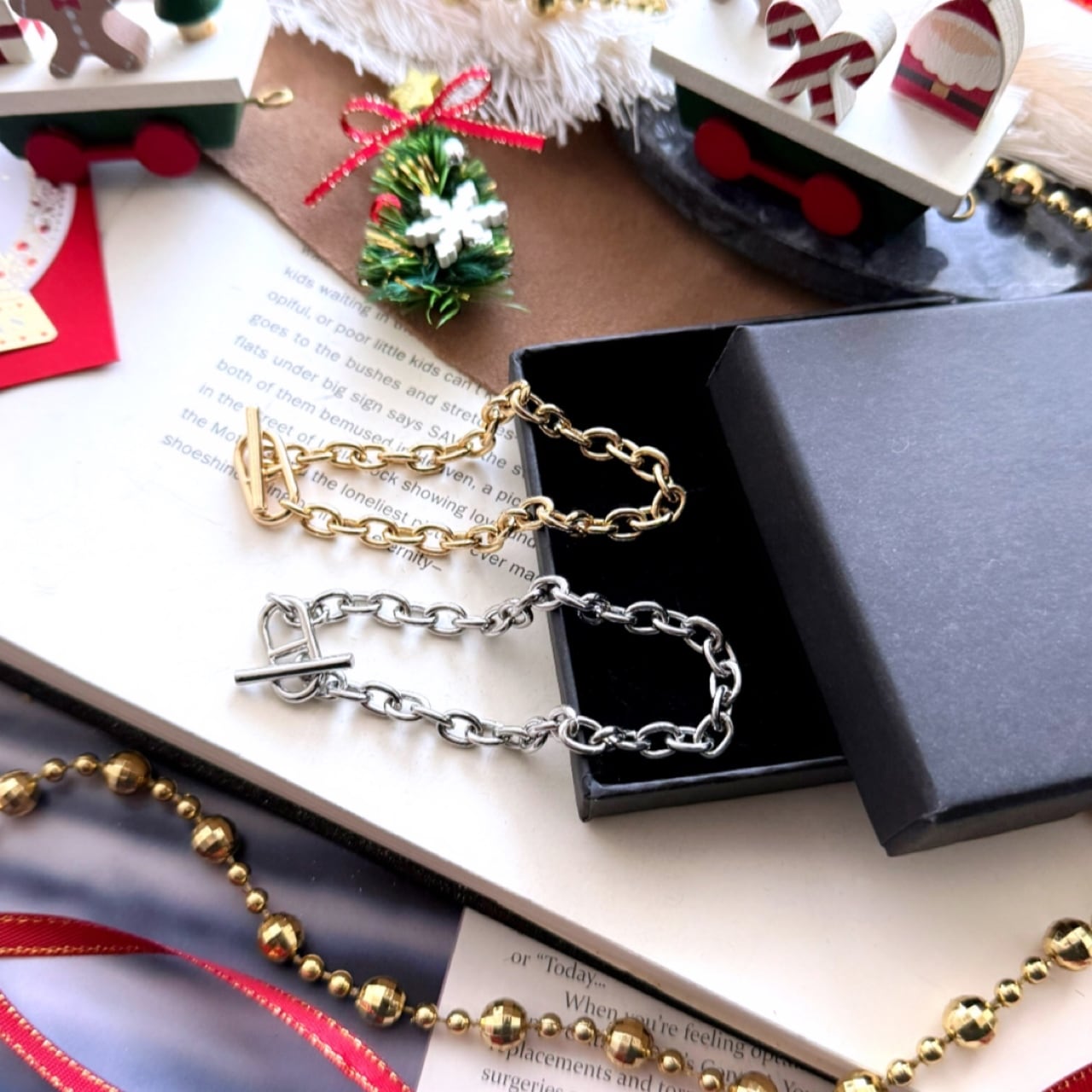 Plaza Chain Bracelet【SILVER】 | Akto