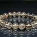 ルチルクォーツ ブレスレット 10mm プラチナルチル ブレス 一点物 111-55062