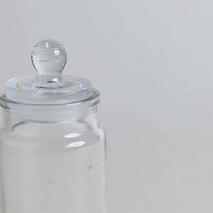 Glass Canister / ガラス キャニスター〈花瓶 / ボトル / ディスプレイ 〉1806-0185-01