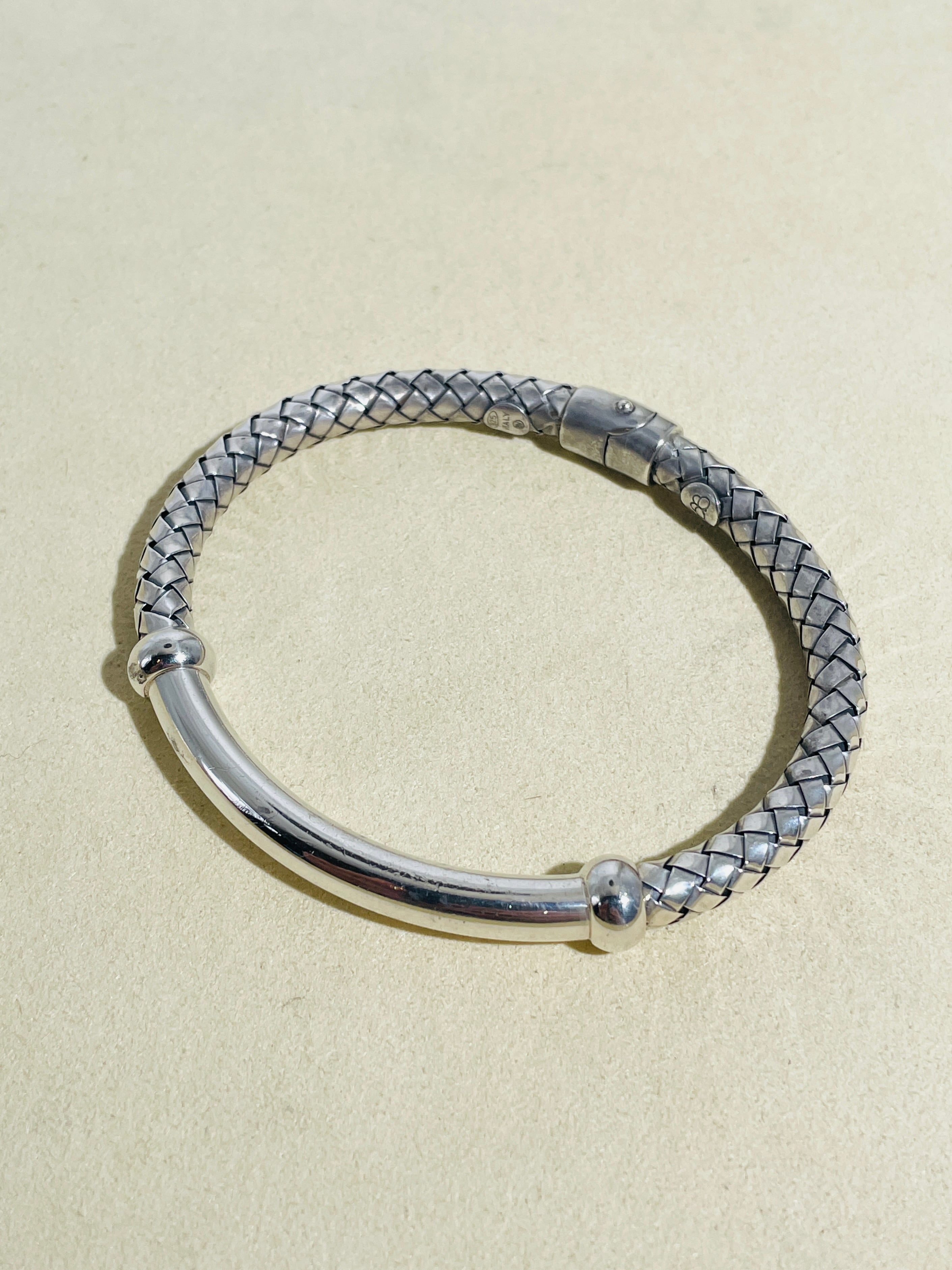 Bottega Veneta 編み込みバングル Intrecciato Woven Bangle -BOTTEGA VENETA- | Tender Records