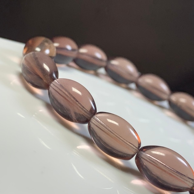 希少カラー✩大人可愛いフローライトブレスレットーRICEー