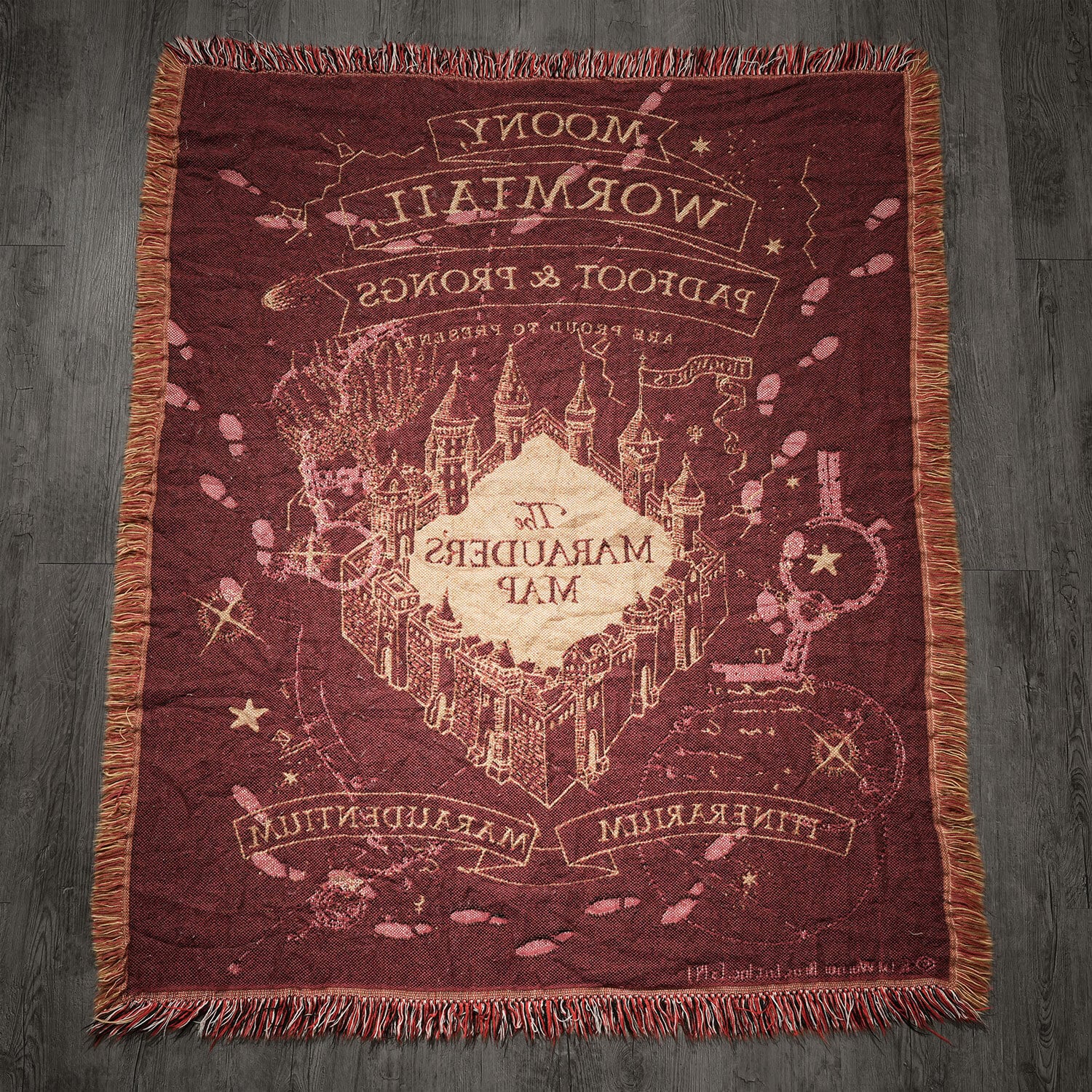 ヴィンテージ ラグ ハリー・ポッター 忍びの地図 マローダーズマップ