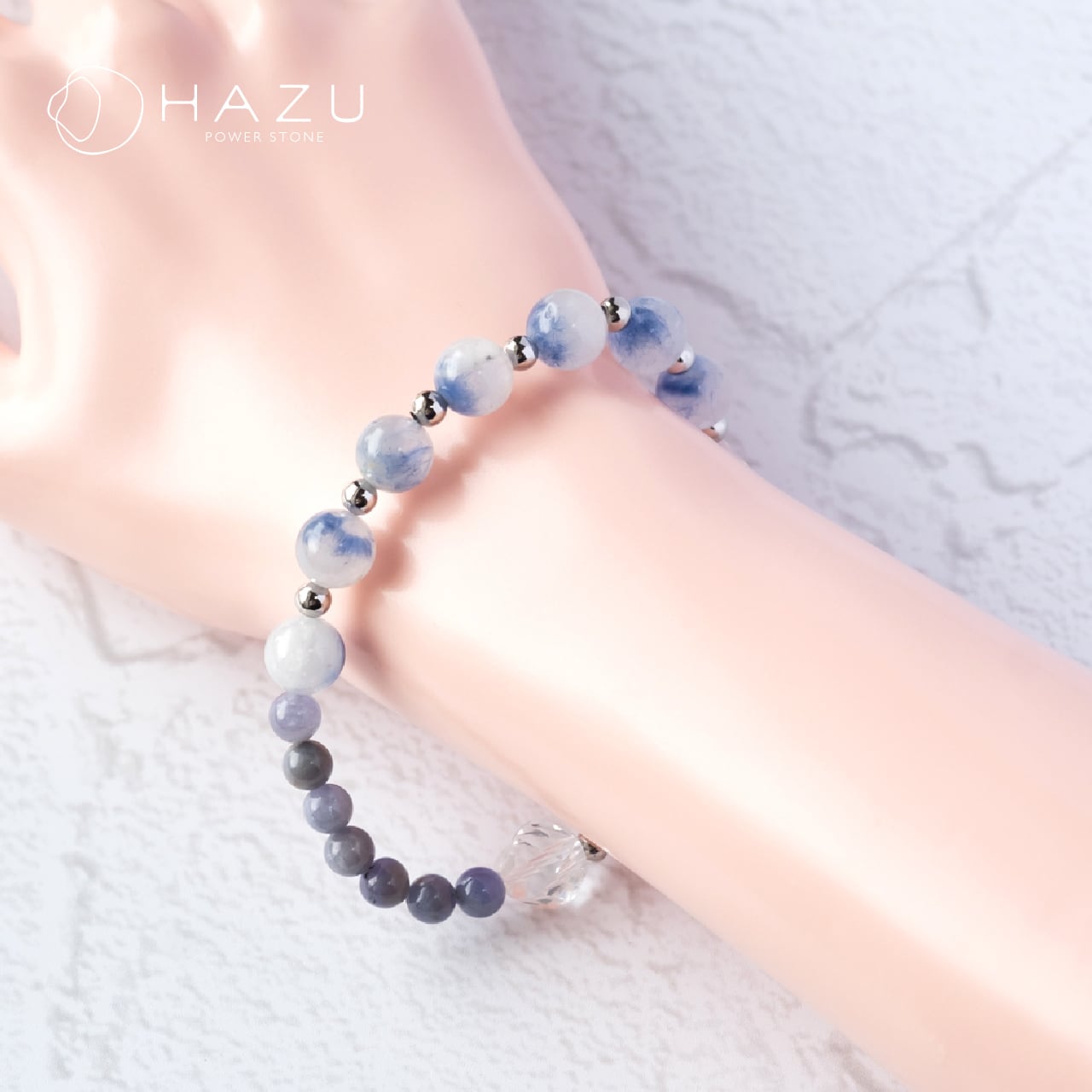 人生を拓く優しさとひらめき［デュモルチェライト／タンザナイト／水晶