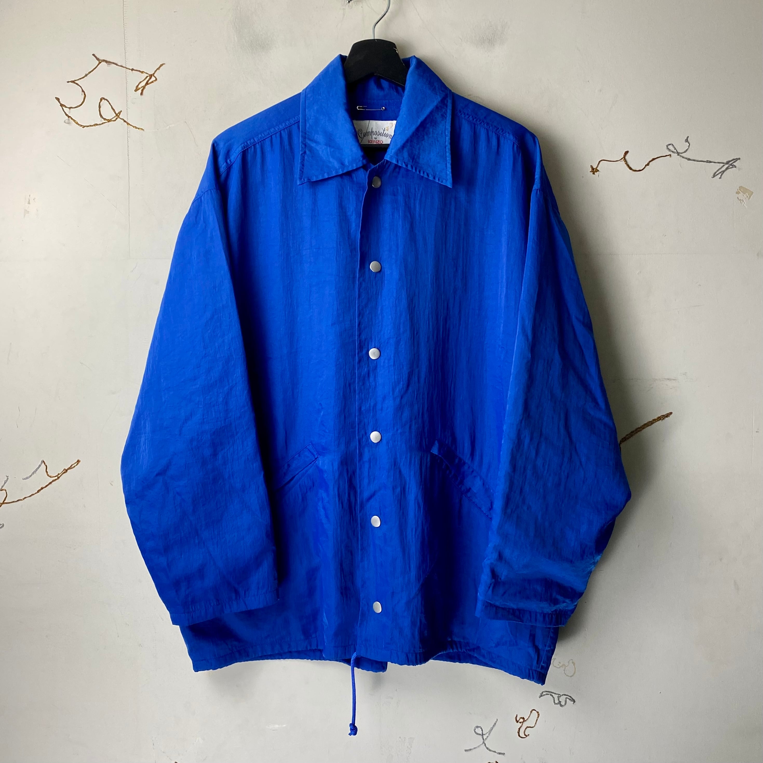 vintage COMPOSITION by KENZO back logo coach jacket | NOIR ONLINE