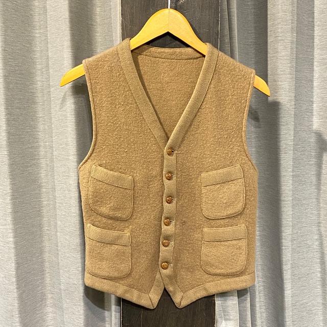 40'S  WOOL 4POCKET VEST