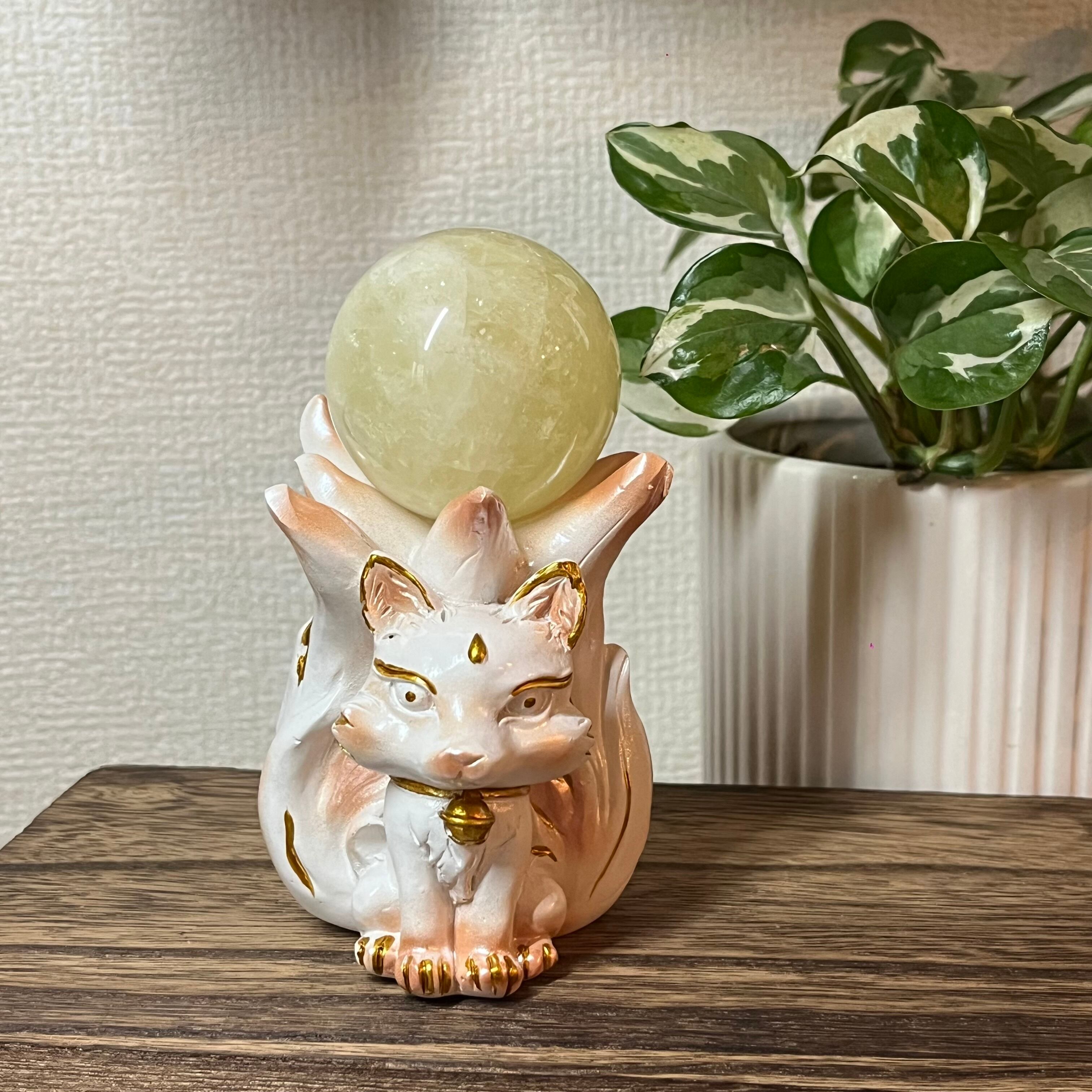 紫祝の笑口｜ウルグアイ産 アメジスト スフィア（67㎜／台座付き