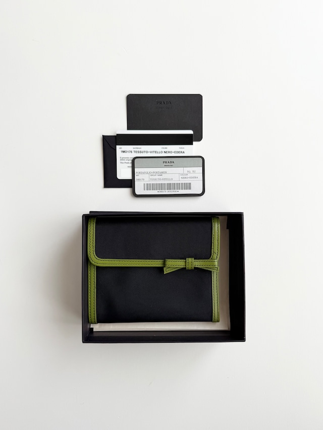 FW2000 PRADA RIBBON WALLET