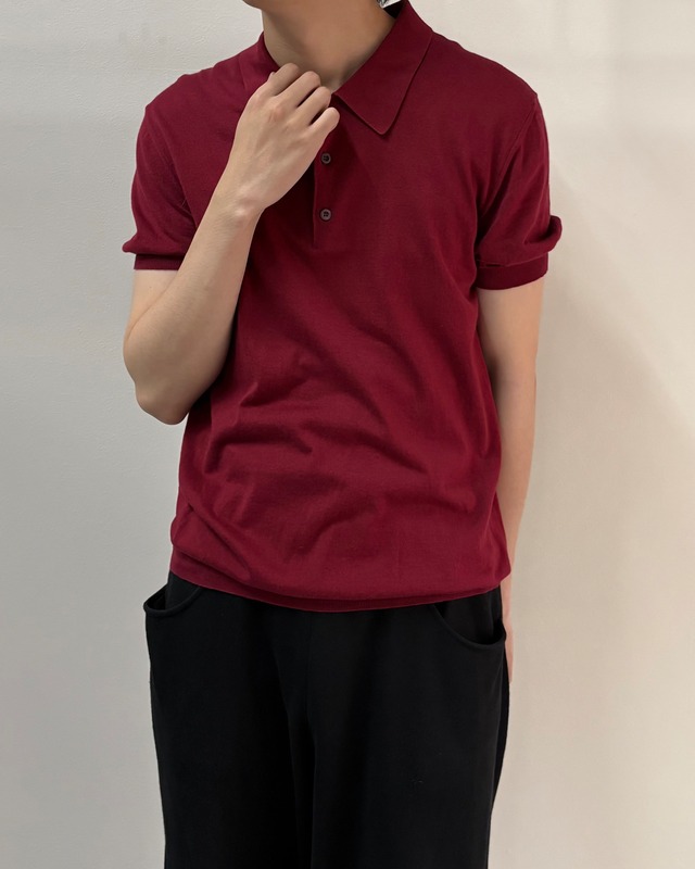 【2018's PRADA】summer knit basic polo