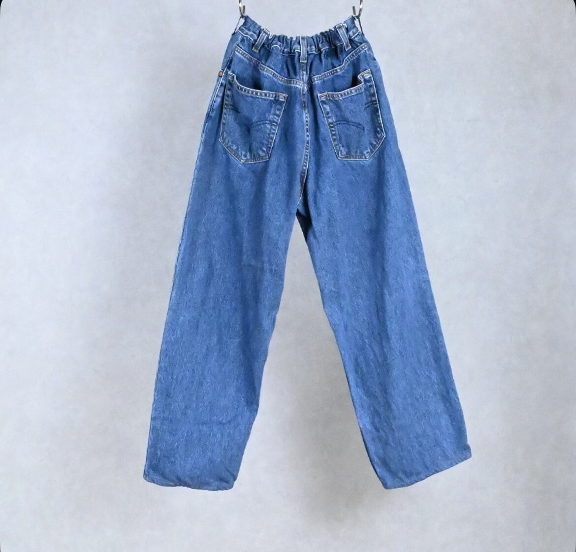 25AW》【USED REMAKE】WIDE EASY DENIM TROUSERS USEDリメイク ワイド