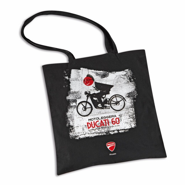 Ducati Museum Shopper キャンバスショッピングバッグ