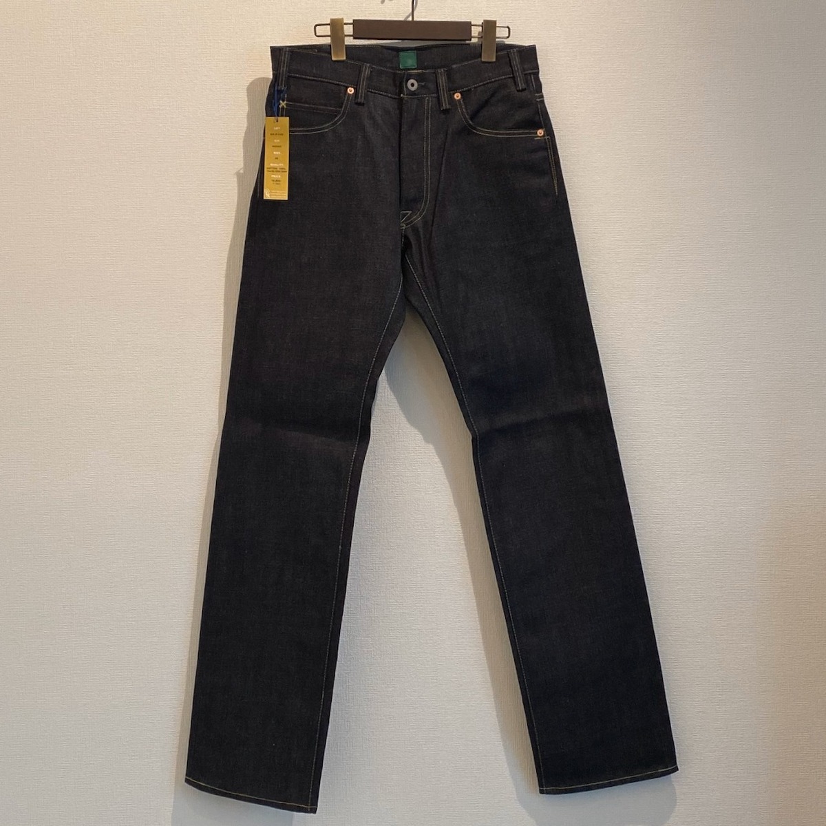 LOOSE STRAIGHT DENIM PANTS <RIGID> (INDIGO) / GERUGA | CROSS ROAD 