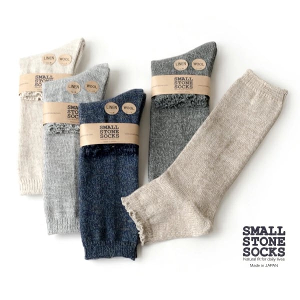 SMALL STONE SOCKS ウールリネンサンダルソックス so1105