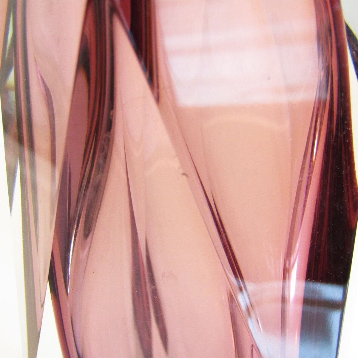 Vintage Italy Mandruzzato NURANO art glass flower vase | PANIC ART