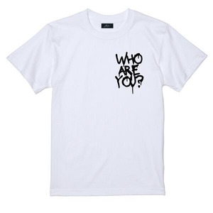 CODENAME 「”WHO ARE YOU？” S/S T-Shirts Black/White」