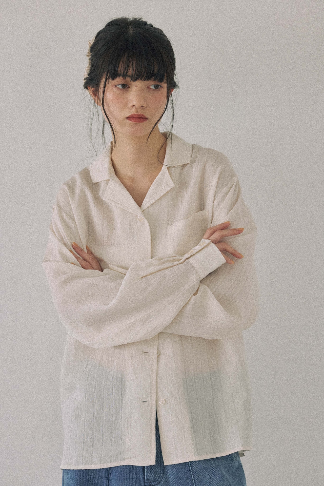 DU260532 Sheer Pocket Shirt